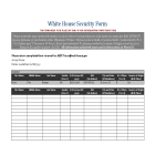 House Security Service Order Form gratis en premium templates