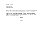 Temporary Resignation Letter gratis en premium templates