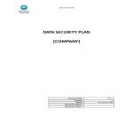 Vorschaubild der VorlageData Security Plan