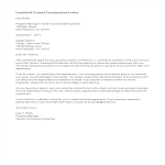 Landlord Tenant Termination Letter gratis en premium templates