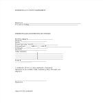 Expense Account Statement Form gratis en premium templates
