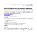 Senior Finance Executive Resume gratis en premium templates