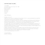 New Job Offer Thank You Letter gratis en premium templates