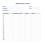 template topic preview image Meeting Sign In