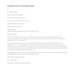 Formal Letter Of Termination gratis en premium templates