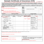 Sample Certificate Of Insurance (Coi) gratis en premium templates
