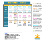 Fitness Calendar Sample gratis en premium templates