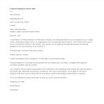 Project Proposal Formal Letter gratis en premium templates