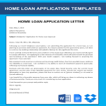 Bank Loan Application Letter gratis en premium templates