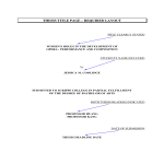 template topic preview image Thesis Title Page Required Layout