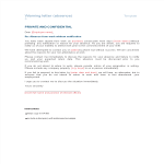 Absent from Work Warning Letter gratis en premium templates