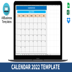 template preview imageBlank Calendar 2022