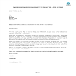 Complaint Reply - We'Ve Followed The Warranty To The Letter gratis en premium templates