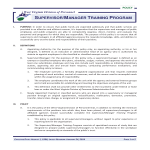 template topic preview image Supervisor or Manager Training Policy Program