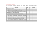 Inventory Audit Checklist Document gratis en premium templates