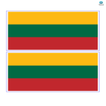Vorschaubild der VorlageLithuania Flag