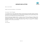 Vorschaubild der VorlageDeparture Letter Template