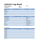 Vehicle Log Book Excel gratis en premium templates