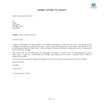 Sorry Letter To Aunty gratis en premium templates