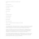 Letter To Cancel Interview Appointment gratis en premium templates