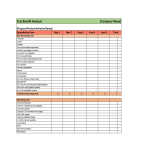 Cost Benefit Analysis worksheet template gratis en premium templates