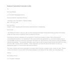 Business Partnership Termination Letter gratis en premium templates