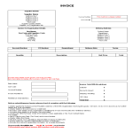 Invoice for Delivery Order Excel Form gratis en premium templates