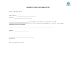 template topic preview image Homestead declaration