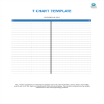 Blank T Chart Template gratis en premium templates