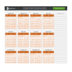 Daily & Annual Calendar gratis en premium templates