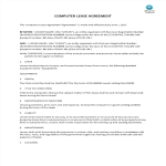 Hardware Lease Agreement gratis en premium templates