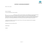 Sample of a Notary Acknowledgement gratis en premium templates