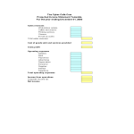 template topic preview image Projected Income Statement Excel