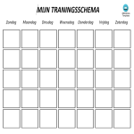Bootcamp Training Schema gratis en premium templates