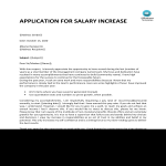 Request for salary increase gratis en premium templates