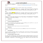 Loan Agreement Template borrower and lender gratis en premium templates