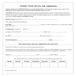 Work Service Job Application gratis en premium templates