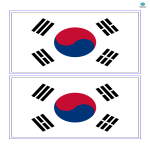 South Korea Flag gratis en premium templates
