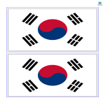 Country flag south korea | Business templates, contracts and forms.