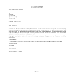 template topic preview image Order Letter