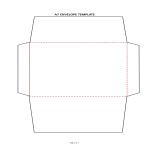 template topic preview image A7 Envelope Template Printable