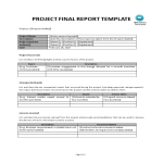 template topic preview image Professional Project Final Report Word