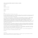 Letter Of Recommendation For A Volunteer Job gratis en premium templates