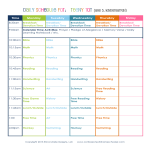 template topic preview image Kindergarten Homeschool Schedule
