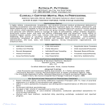 Clinically Certified Mental Health Professional Resume gratis en premium templates