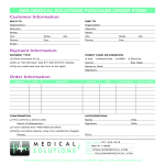 Medical Purchase Order Form gratis en premium templates