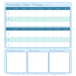 Bi Weekly Meal Plan gratis en premium templates