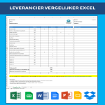 template topic preview image Leveranciersbeoordeling Evaluatie Formulier