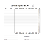 template topic preview image Company Expense report Excel spreadsheet