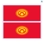 template preview imageKyrgyzstan Flag